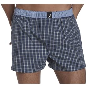 Nautica Men's Jamie Plaid Woven Comfort Boxer
