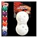 Hot Glove Baseball Practice Softballs - 6 pack - White by Unique Sports