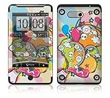 Splashing Skulls Protective Skin Cover Decal Sticker for HTC Aria Cell Phon ....