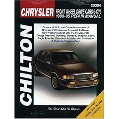 Chrysler Front Wheel Drive Cars (6 Cylinder) 1988-95 Repair Manual (Total Car Care)