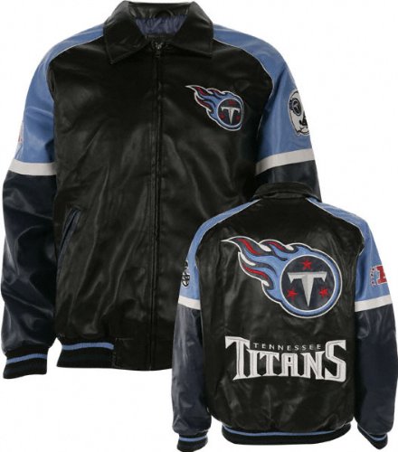 Tennessee Titans Varsity Faux Leather Jacket