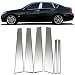 06 07 08 INFINITY M35/M45 6PC CHROME DOOR PILLAR TRIM COVERS