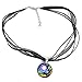 Laura Milnor Iverson Chakra Pendant Tree of Life Meditation Necklace Handmade Jewelry Bohemian Gyspy Woman Colorful Art