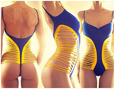 Women Sexy Shaping Body Bandage Bikini Hollow Out One Piece Swimsuit