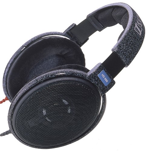 Sennheiser HD600 Over-Ear Open Dynamic Hi-Fi Professional Stereo Headphones (Black)