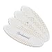 Bridesmaid Wedding Elegant Polka Dots Double-Sided Oval Nail File Emery Board Set 4 Pack