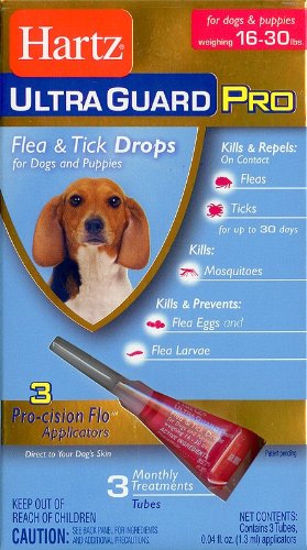 Hartz UltraGuard Pro Flea & Tick Drops for Dogs 16-30 lbs
