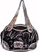 Kathy Van Zeeland Purse Handbag Triple Play Medium Satchel Black