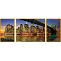 Ravensburger 19906 - New York: Brooklyn Bridge - 1000 Teile Triptychon Puzzle
