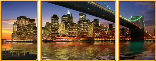 Ravensburger 19906 - New York: Brooklyn Bridge - 1000 Teile Triptychon Puzzle Preisvergleich