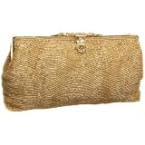 La Regale Rhine Frame Bead Clutch