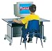 Adjustable Computer Table Green