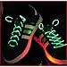 Green LED Shoelaces Light up Laces