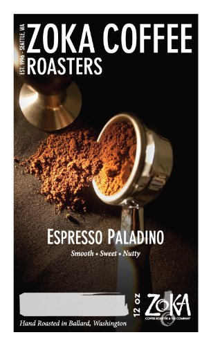 Zoka Coffee Espresso Paladino, 12-Ounce Bag