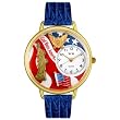 Whimsical Watches Unisex July 4th Gold Watch Watch G1220022