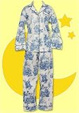 Bedhead Navy Toile Flannel Pajama