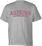Arizona Wildcats Grey Established Date Cube T-Shirt