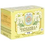 Tadin Tea, Manzanilla (Chamomile) Tea, 24-Bag, 6-Count Boxes (Pack of 2)