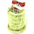 Gift Wrapped 2 Tone Fraisier Cake Dessert Hand Towels Wash Cloth Home Gift Set Yellow with Vanilla color with Strawberry Magnet