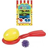 Super Fun Egg Relay Birthday Party Game, Multicolored