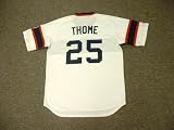 JIM THOME Chicago White Sox Majestic Cooperstown Throwback Home Baseball Jersey