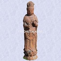Guan-Yin statue home garden spiritual goddess sculpture