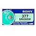Sony 377 (SR626SW) 1.55V Silver Oxide 0%Hg Mercury Free Watch Battery (100 Batteries)