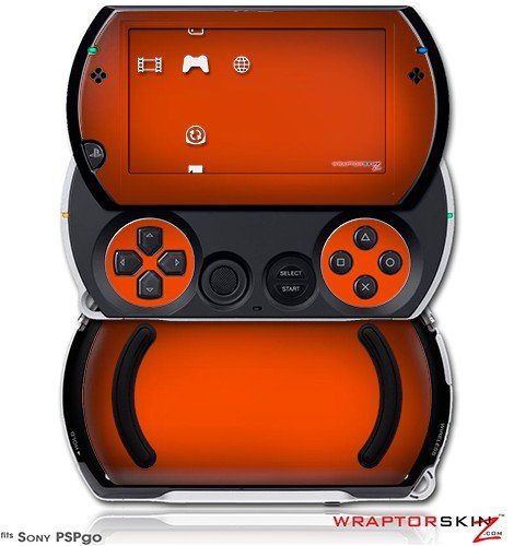 PSPgo Skin and Screen Protector Kit - Colorburst Orange fits Sony PSP go