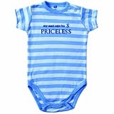 Hudson Baby Premium Shoulder Snap Bodysuit - Boys Extended Family, My Aunt Says I'm Priceless - 3-6 months