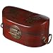 EXP Handmade Red Leather Shuang Xi Dragon & Phoenix Design 11" Storage/Gift Box