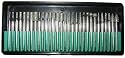 30pc DIAMOND BUR SET - 1/8" shank - Ceramics, Tile & Glass