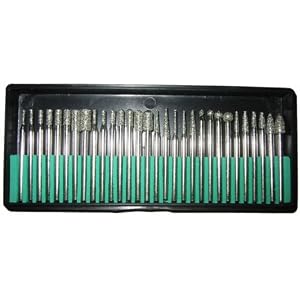 Click here to buy SE 30pc Diamond Bur Set - 1 8 shank by SE.