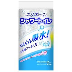 エリエール シャワートイレットティシュー ブルー 12ロール