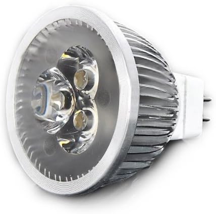 Ziyu ZY042 GX5.3 3W 290 Lumen 3000K 3-LED Warm White Light Lamp Bulb - Silver + White