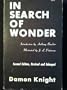In Search of Wonder