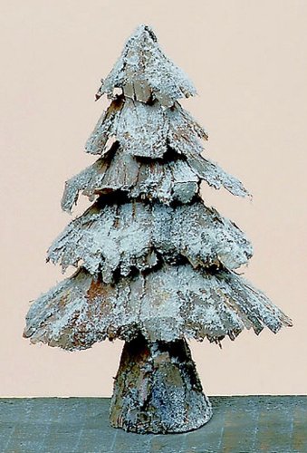 winterlicher Deko Tannenbaum mit Schnee