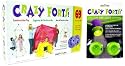 Crazy Forts Construction Toy 69 Piece Set and Fort Lights