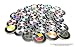 Bimmian ROUAA2X24 Colored Roundel Emblems- 7 Piece Kit For Any BMW- 9pcs for Z3-Z4- Best Match For Mineral Silver Metallic