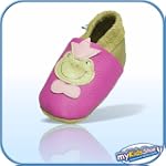 Chaussons b�b� en Cuir Souple - La Re...