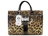 LYDC Animal Print Shell Body Work Tote Bag -- LYDC
