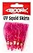 Boone Squid UV Skirt Lure (Pack of 5), Hot Pink, 2 1/2-Inch