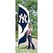 New York Yankees MLB Applique & Embroidered Tall Team Flag (102"x30")