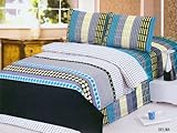 Le Vele Delma Duvet Cover Bed in Bag King Size Bedding Set LE185K
