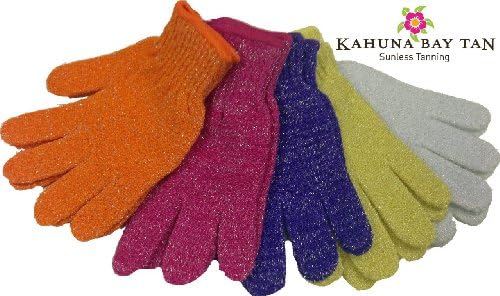 Kahuna Bay Tan Sunless Spray Tanning Exfoliating Gloves