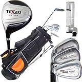 Texan Classics Junior Golf Club Set w/Stand Bag Ages 4-8 LEFTY