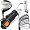 Texan Classics Junior Golf Club Set w/Stand Bag Ages 4-8 LEFTY