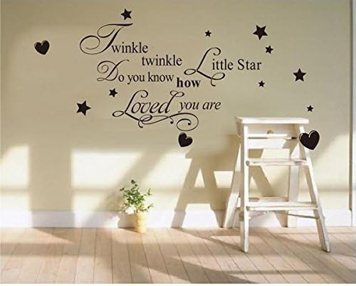HM Twinkle Little Star Do You Know ... Wall Decal Sticker Home Art