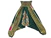 Boho Belly Dance Pants Hippie Harem Gypsy Trippy Green Yoga Pant Jumpsuit