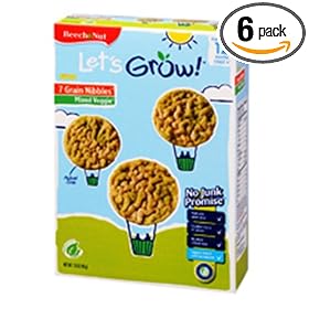 Beech-Nut Mixed Veggie, 7 Grain Nibbles, 1.5 Ounce Boxes (Pack of 6) by Beech-Nut