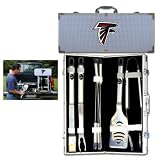 Bergamot Atlanta Falcons 8 Piece Barbeque Tool Set w/Case